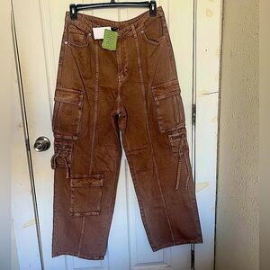 Brown H&M baggy pants